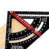 Carpenter Square Woodworking Measurement Tool Rafter Framing Square 7.5inch Layout Tool Adjustable Combination Square