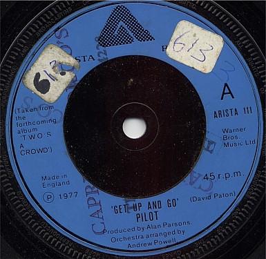 

7inch Record PILOT Get Up And Go ARISTA111 Arista 1977 UK Pop Used