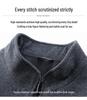 Men's Stand Collar Wool Jacket - Short, Thick, Warm Autumn/Winter Coat