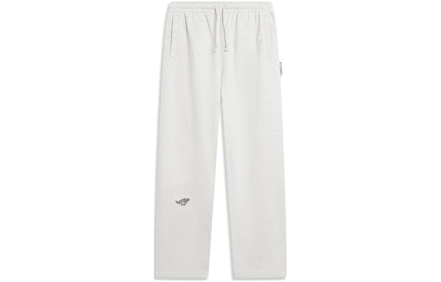Li Ning Badfive Sweatpants Men s Heather Gray Light Khaki AKLU089-5 XXL