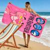 Pink Panther Print Strandtuch, Großes Weiches Schnelltrocknendes Handtuch für Strand Camping Schwimmen