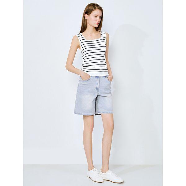  She S miSS  Rib Scoop Neck SleeveleSS Knit SSkpoo22580
