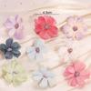 20PCS Exquisite Flower Patch Fabric DIY Silk Flower Flower Applique  Hair Clips Decor