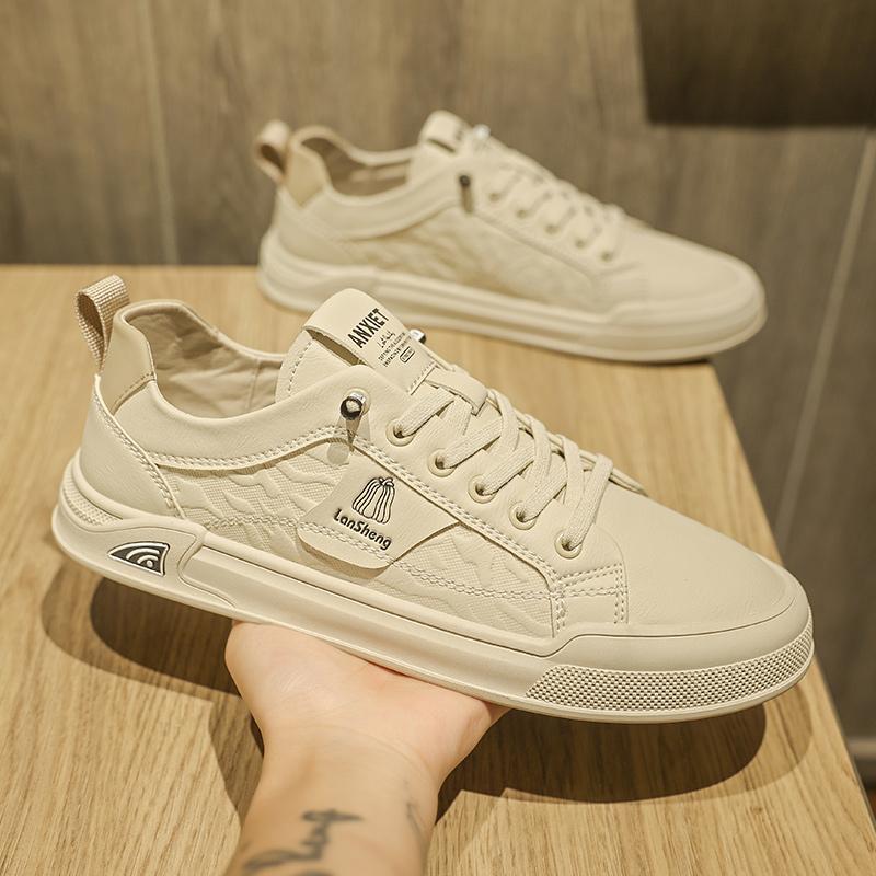 Fashion Men Leather Casual Shoes Luxury Design Lightweight Flats Men's Sneakers High Quality Comfortable Lace-up Men Driving shoes