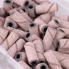 Kapturki Do Manicure I Pedicure Mandrele Nakładki Ścierne Mini Cylinder 3Mm Gradacja #240 Różowe 50 Szt.