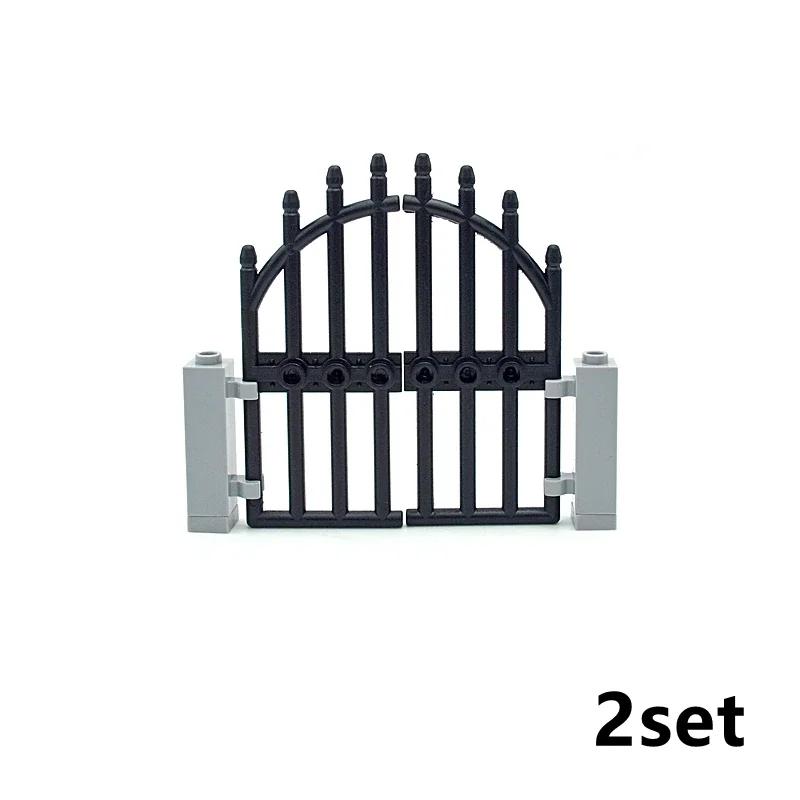 MOC City Friends House Parts Fence Stairs Ladder Gate Building Blocks Door Window Figures Garden Leduo DIY Accessories Bricks