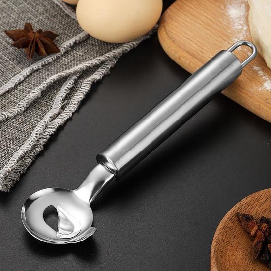 Stainless Steel Cactus Peeler Spoon Shaped Nopales Peeler Ergonomic Handle Noodle Cutter Pie Crust Slicer Versatile Kitchen Gadget