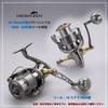 HEIGHTEN 65-70mm Adjustable Reel Handle with 35/38mm Knob for Shimano and Daiwa Spinning Reels, Chrysant Series (Gunmetal & Gold) (760)