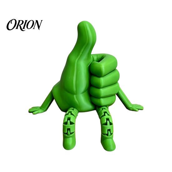 Personalized Corner Decor Desktop Ornament, 3D Printing One-Piece Molding with Smooth Surface, Movable Decoration Joints Adjustable Posture Figure for зелёный