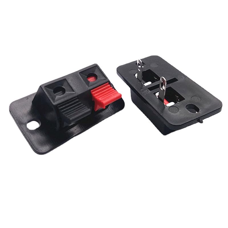 Speaker Speaker for DIY Push Jack Audio Spring Load TOUFEIYUANAudiofan Push-Type 2-Port Terminal, Push-Type Terminal, "Ideal Speakers!" [2