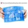 With Lid 24-hole Silicone Ice Tray Square Box Auxiliary Food Puree Cheese Jelly Mold Bar Kitchen Tool Cocktail Cube