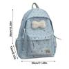Cute Large Capacity Bow Backpack Ultra-light Nylon Girls Backpack Breathable Travel Bag