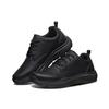 Skechers Expected Men Black Leather Casual Shoes 66418-BLK