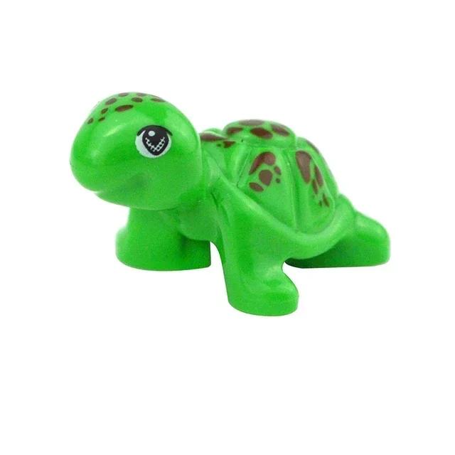 City Animal Building Block Figures Eagle Owl Goat Crocodile Dog Lion Cheetah Parrot DIY Farm Street View Accessories Bricks Gift