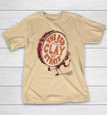 Turné The Red Clay Strays 2025 Dárek pro fanouška S až 4XL Pískové tričko BL1396