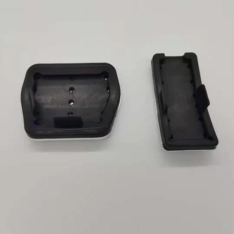 Aluminum Car AT Foot Pedal Accelerator Fuel Brake Pedal Cover Pad For Nissan Maxima A36 2016 2017 2018 Accessories