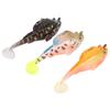 3Pcs Lure Soft Baits Jumping Fish Soft Bait Sinking Artificial Fake Fishing Lure