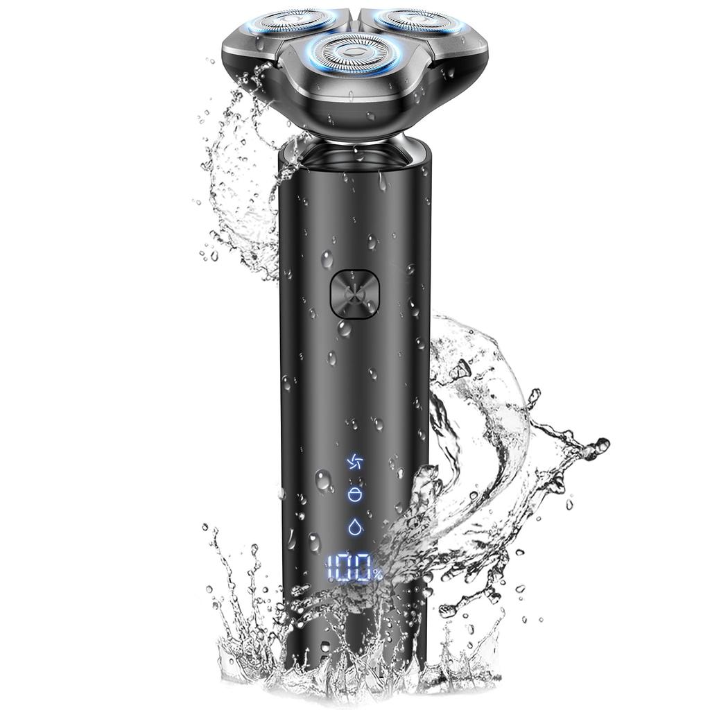 for Electric Shaver with LED IPX7 for Wet and Dry Lightweight and Low Battery Level Lock Fast Perfect for Business Carrying or as a Includes Japanese