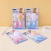 2Pcs Infant Bathing Brush Set Baby Showering Tool Includes Soft Hair Comb & Bath Brush for Sensitive Skin Care