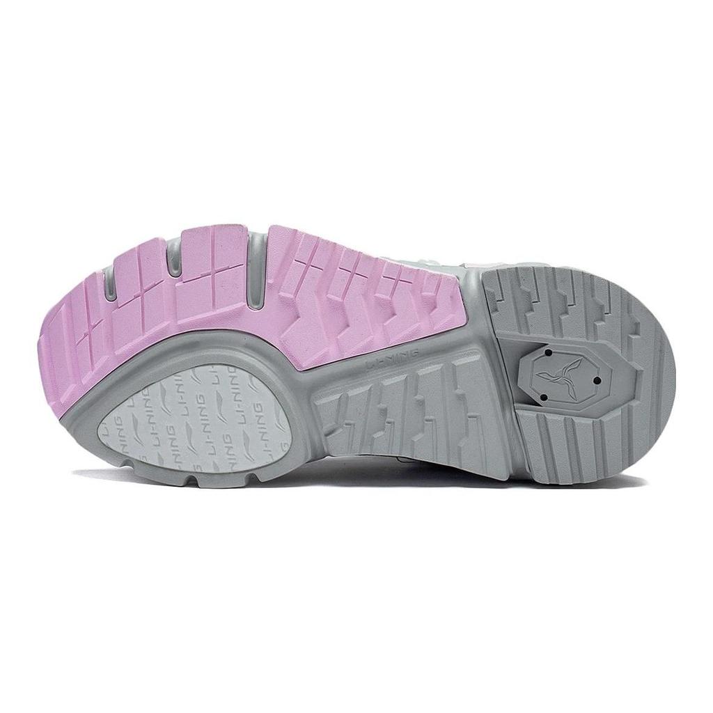 Li Ning Bequeme Vielseitige Verschleißfeste Mid-Top Outdoor-Schuhe Kinderschuhe Gletschergrau YKES006-4