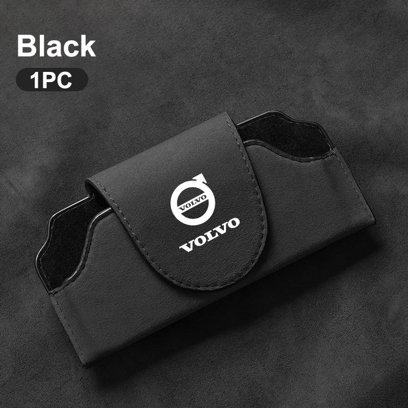 

Car Glasses Holder Clip Box Accesorios Interior Decoration Sun Glasses Storage For Volvo V60 V40 XC90 S60 XC60 V70 S90 V90 XC40