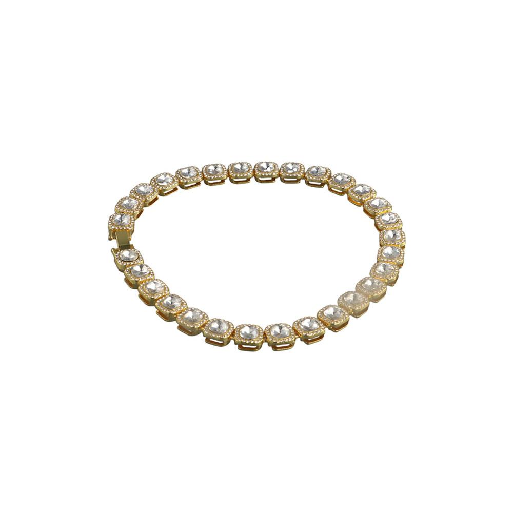 Zinc Zinc Alloy Dog Chain Collar Adjustable Pet Necklace Luxury Shining Pet Collars Puppy