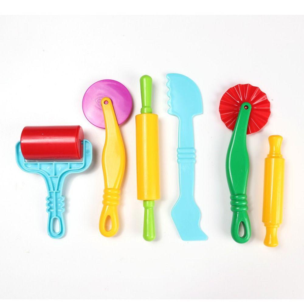 Plastic 3D Plasticine Tools Clay Toys Playdough Set Clay Moulds Playdough Model Tool  DIY Clay