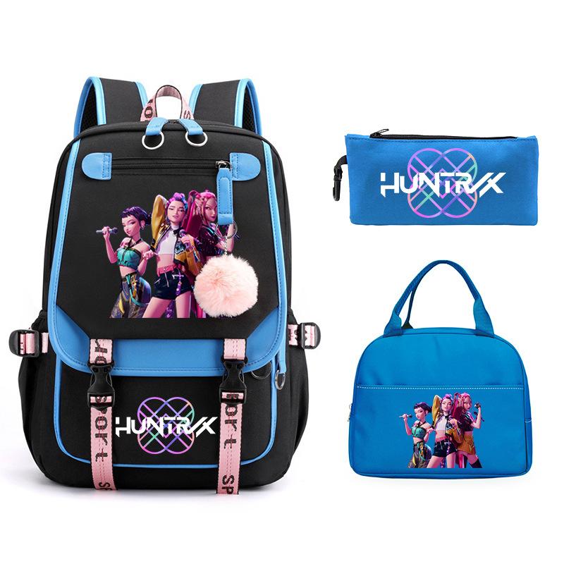 KPop Demon Hunters Demon Hunters Printed Fashion Children's Backpack Foreign Trade Trend Student School Bag