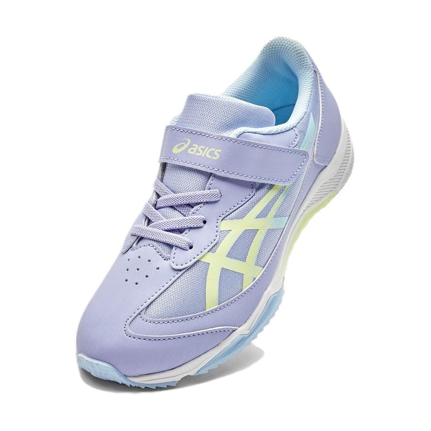 Asics LAZERBEAM SJ MG Synthetic Leather, Textile Cushioning, Wear Resistant Low Top Kids' Running Shoes Purple Kids' 1154A183-400