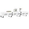 VidaXL Meuble TV blanc 150x36x30 cm bois d'ingénierie 829172