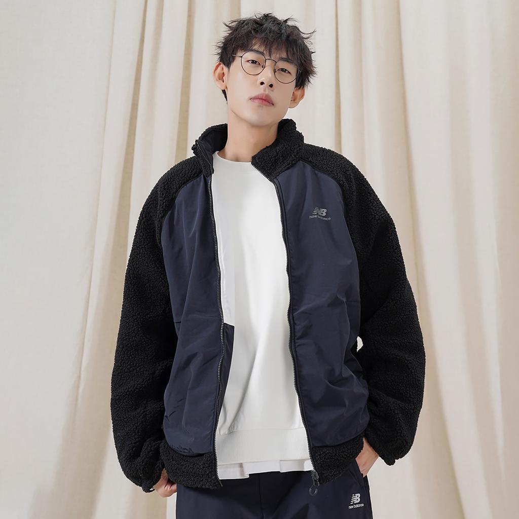 New Balance Sports Warm Reversible Jacket Asia Sizing 'White Black' Unisex 6DC39703-BK