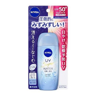 Nivea UV Sun Cream Sun Gel Super Water Gel EX SPF50 80g, 1 Pcs