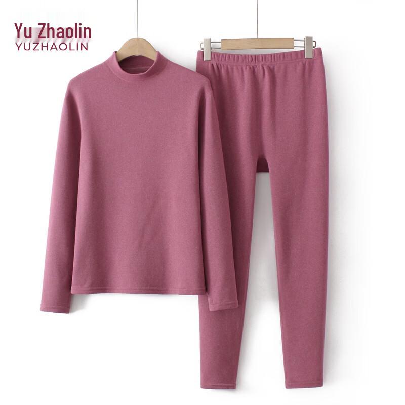 YUZHAOLIN Women s Plush Thermal Underwear Set 2XL