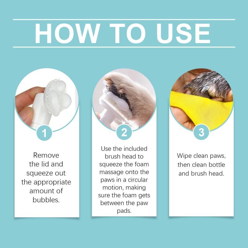 Cat and Dog Paw Cleaner Removes Dirt from Paws Cleans Cares Moisturizes Gently Nourishes and Hydrates For Pets Paws