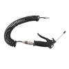 Black Air Duster Gun Pneumatic Wind Blowing Kit Set with Small EU Connector PU Hose