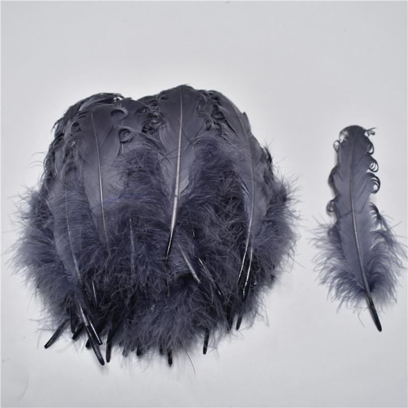 20/100pcs Colorful Curly Goose Feathers for Craftsdiy Jewelry Making Christmas Wedding Centerpiece Hat Plumas Decorativas13-18cm