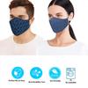 MEELANA Atmungsaktive 2-lagige wiederverwendbare waschbare Baumwollstoffmaske für Damen und Herren mit verstellbarem Ohrbügel (Mehrfarbig, Packung mit 6) 100% Baumwollmaske Für