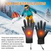 Cycling Thermal Gloves Electric USB Heated Gloves Winter Warm Gloves