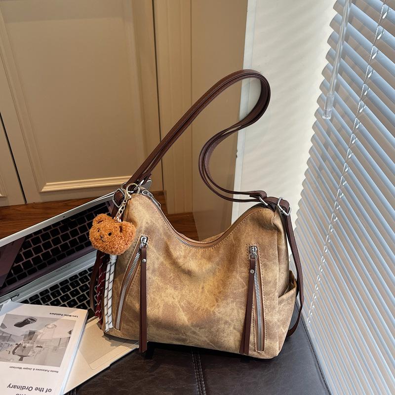 

Сумка большой вместимости женская универсальная новая повседневная нишевая одноплечевая многофункциональная сумка-рюкзак хаки