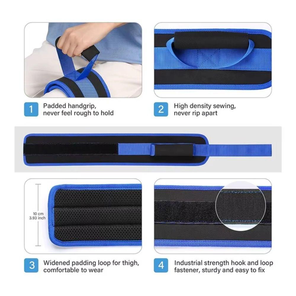 Loop Mobility Assistance Strap Padded Grip Pull Up Assistance Belt Leg Assist Aid  Knee Recovery
