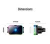 Car Electric Phone Holder with Auto Metal Induction for Air Vent Navigation.
