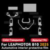 For LEAPMOTOR B10 2025 Car Interior Center Console trument Dashboard Protective Cover Film Anti-scratch Sticker Accessories