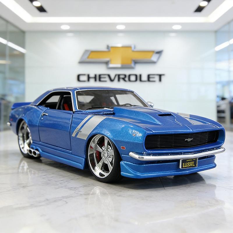 

Майсто 1:24 Chevrolet Camaro Z28 1968 Литий Автомобіль Diecasts & Іграшкові Транспортні Засоби Модель Автомобіля Масштабна Модель Автомобіля Іграшка Для Дітей синій