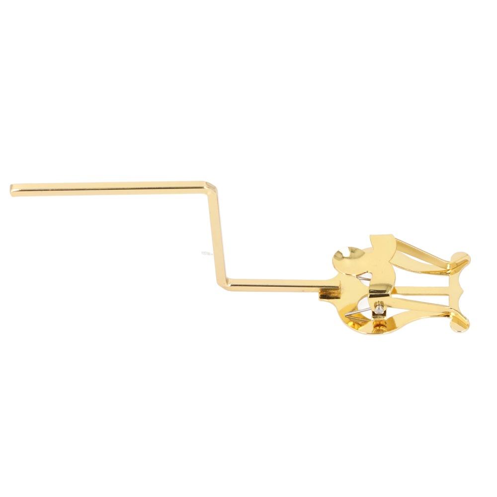 Gold Color Saxophone Lyre Holder Alloy Alto Saxophone Accessory For Outdoor Practice