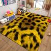 1PC Tiger Skin Theme Printed Carpet Rug for Living Room Bedroom, Office Areas, Durable Machine Washable Mat,Gift for Son Husband