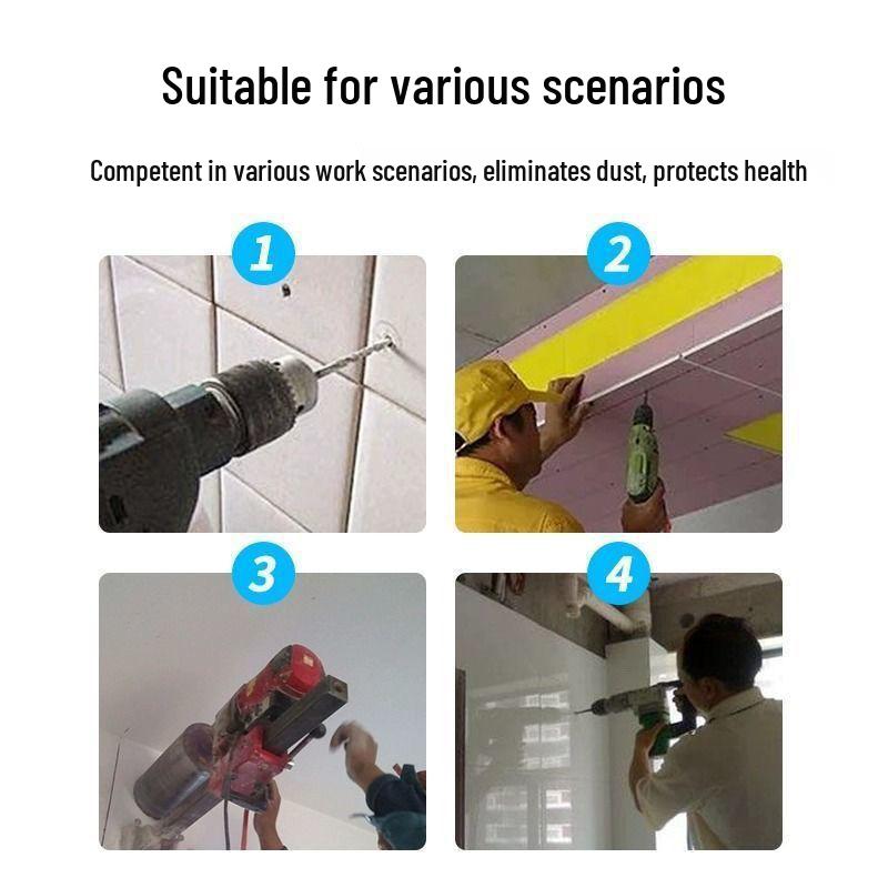 Rotary Hammer Drill Dust Collector & Shield Bowl Accessory