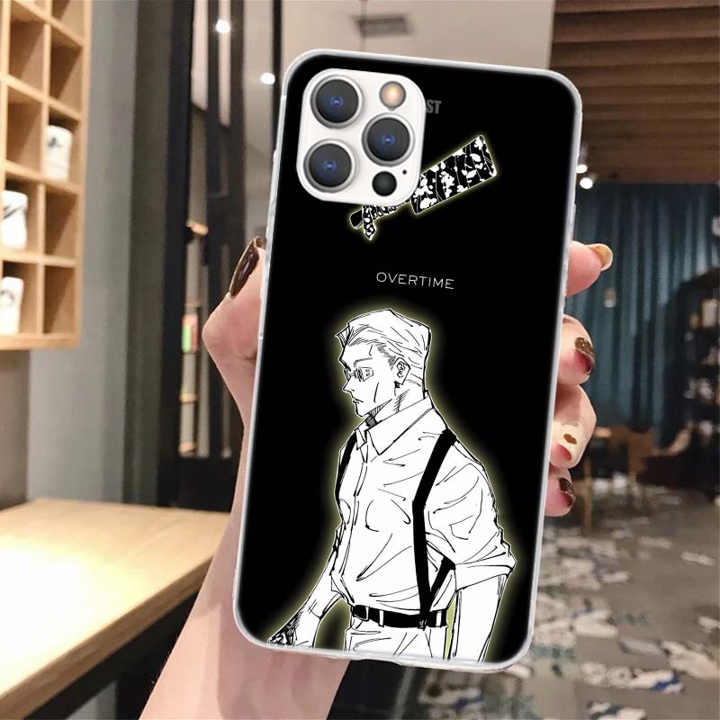 Kaisen J-Jujutsu Art Soft Phone Case For iPhone 17 Air 16 16E 15 14 Plus 13 Mini 12 11 Pro Max X XR XS 7 8 + SE 2020 Pattern Cov