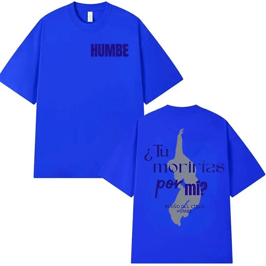 Humbe Dueno Del Cielo 2026 Tour T-Shirt Herren Vintage Hohe Qualität Mode T-Shirt Freizeit 100% Baumwolle Kurzarm T-Shirt