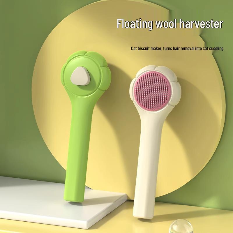 

Newcomer Exclusive: Pet Hair Remover Comb – Detangles & Cleans for Cats & Dogs Pet Comb - Random 1 pc