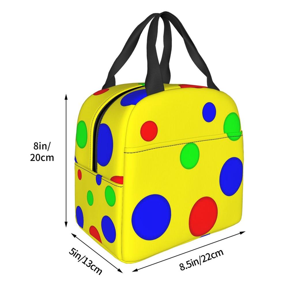 Spotty Bag Mr Tumble's Spotty Insulated Lunch Bag for Women Office Cooler Thermal Food Box Tote Portable Lunch Boxes Container